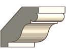 3/4x2-1/4 in. crown moulding